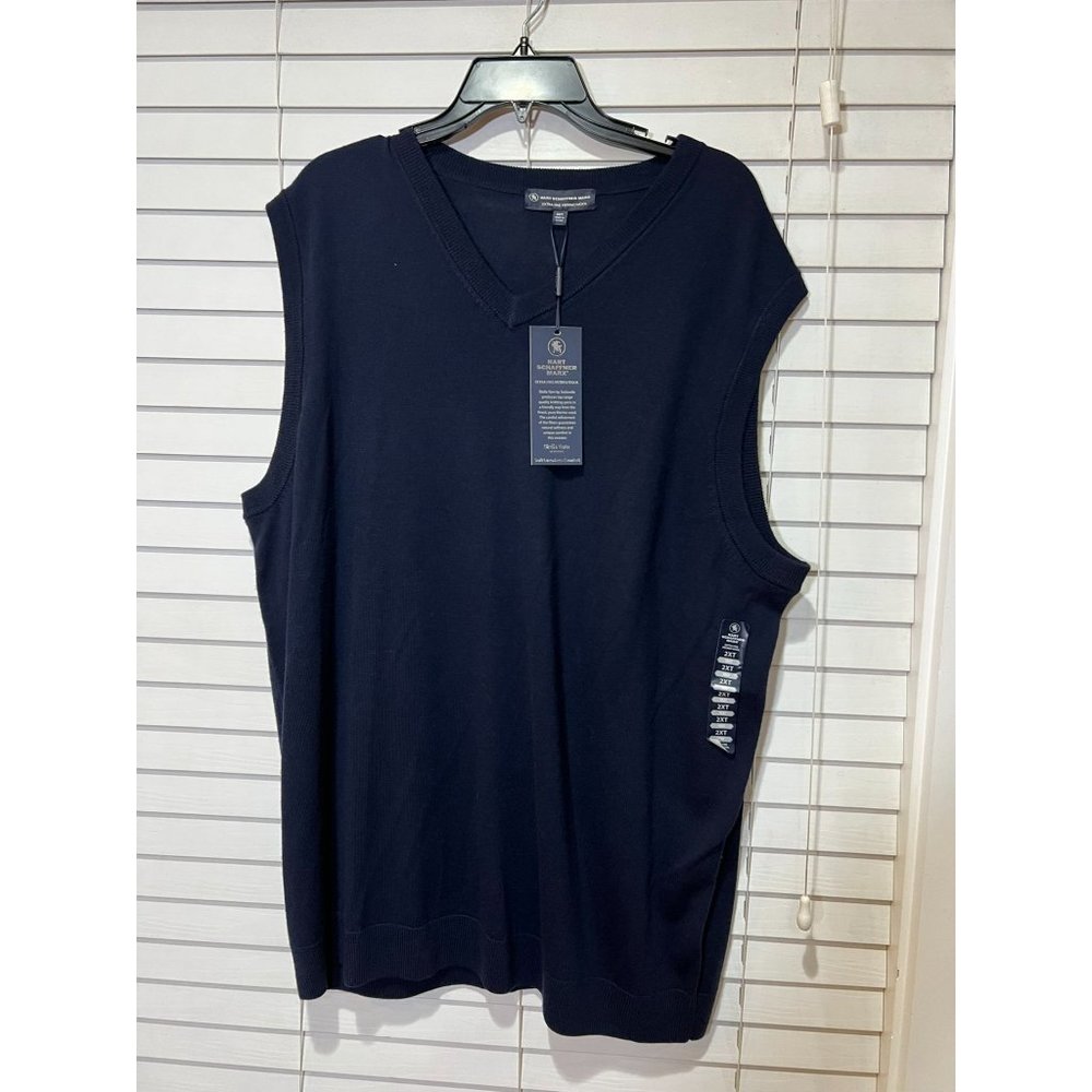 Hart Schaffner Marx Merino Wool Men's Vest - NWTLT - Picture 2 of 5